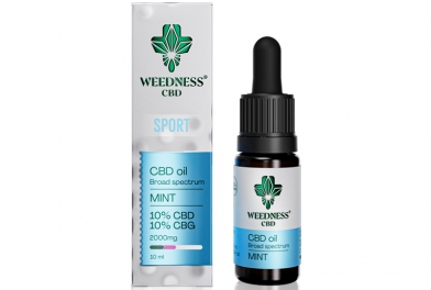 Спорт CBD масло 10% + CBG 10% широк спектър